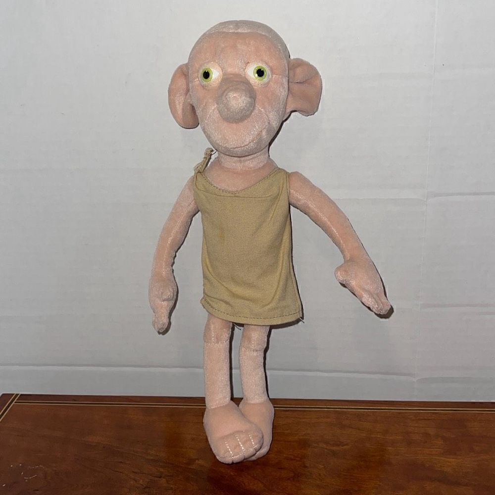 Harry Potter The Noble Collection Elf Dobby Plush Poseable Toy Doll 13”